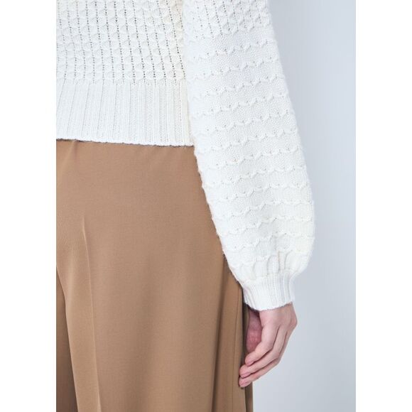 Max Mara Women Wool And Cashmere Decorative-Stitch Sweater - Picture 6 of 6